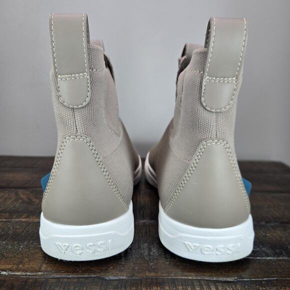 Vessi Weekend Chelsea Mens Size 7 Waterproof Shoes Shiitake Brown White main image 14